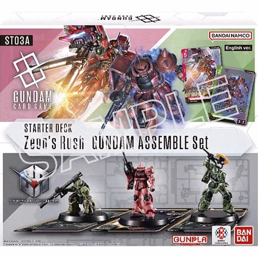 Starter Deck 03: Zeon's Rush - Gundam Assemble Starter Set