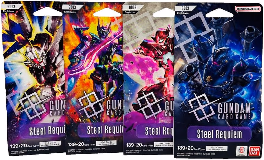 Steel Requiem Sleeved Booster Pack Art Bundle [Set of 4]
