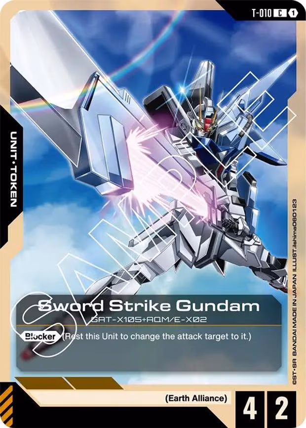 Sword Strike Gundam (T-010) Token - Common (T-010)