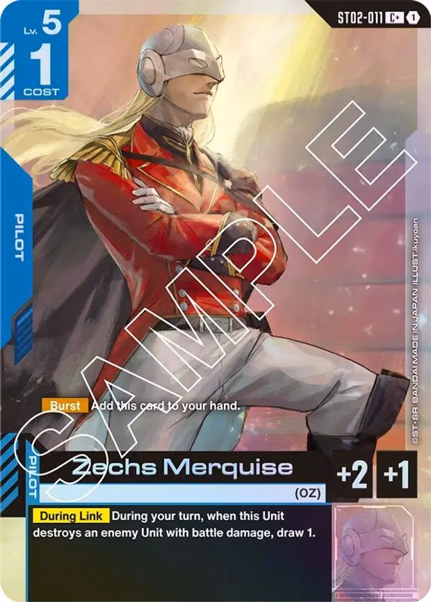 Zechs Merquise (C+) - C+ (ST02-011)