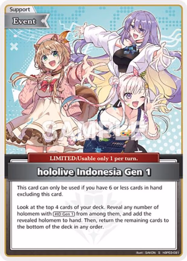 hololive Indonesia Gen 1 - Special (hBP03-091)