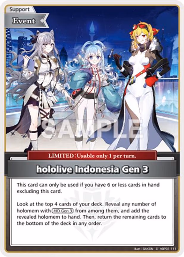 hololive Indonesia Gen - Special (hBP01-111)