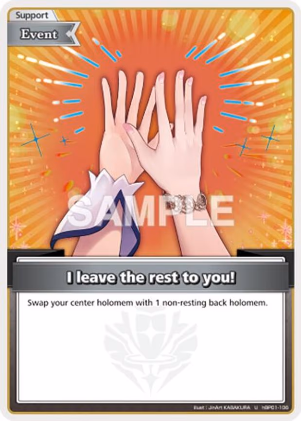 I leave the rest to you! - Uncommon (hBP01-106)