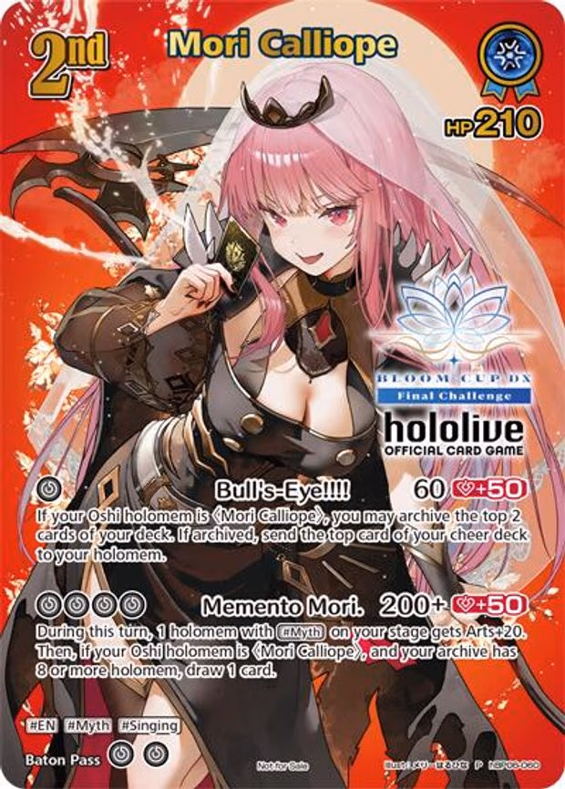 Mori Calliope (P) (hBP06-060) (Bloom Cup DX) - Promo (hBP06-060)