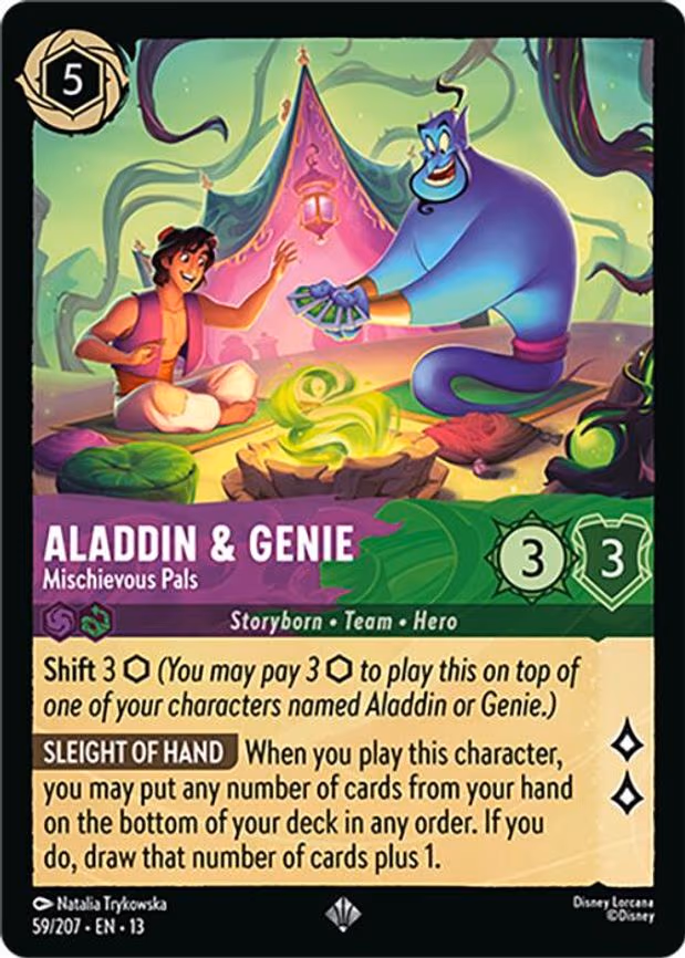 Aladdin & Genie - Mischievous Pals