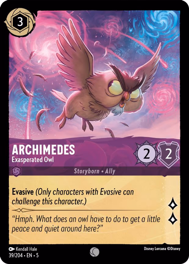 Archimedes - Exasperated Owl