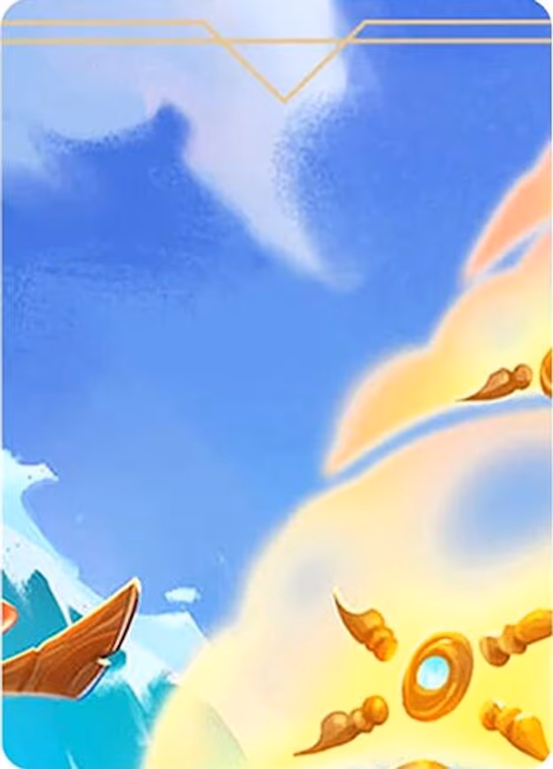 Azurite Sea Puzzle Insert (Top Middle)