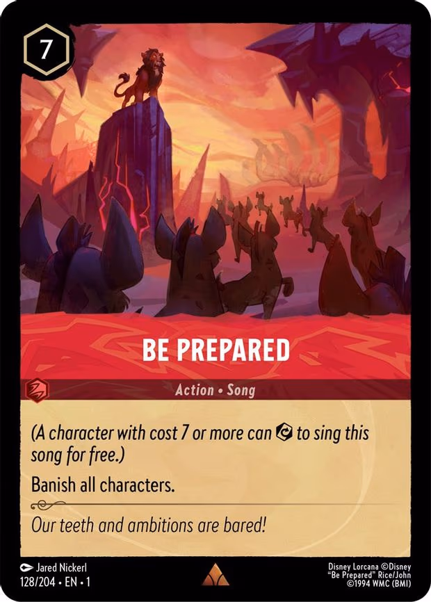 Be Prepared