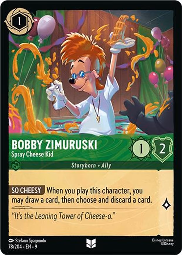 Bobby Zimuruski - Spray Cheese Kid - Uncommon (78/204)