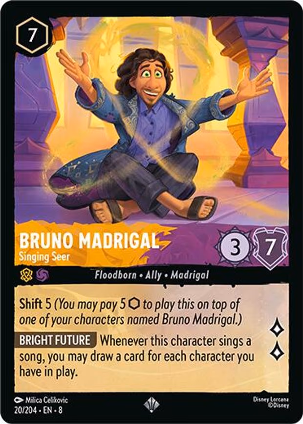 Bruno Madrigal - Singing Seer - Super Rare (20/204)