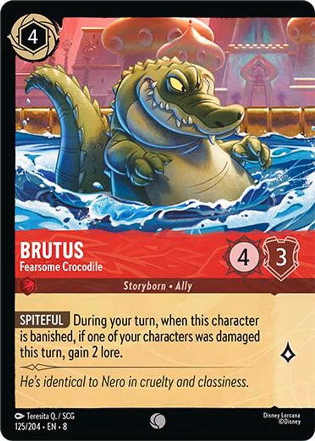 Brutus - Fearsome Crocodile - Common (125/204)
