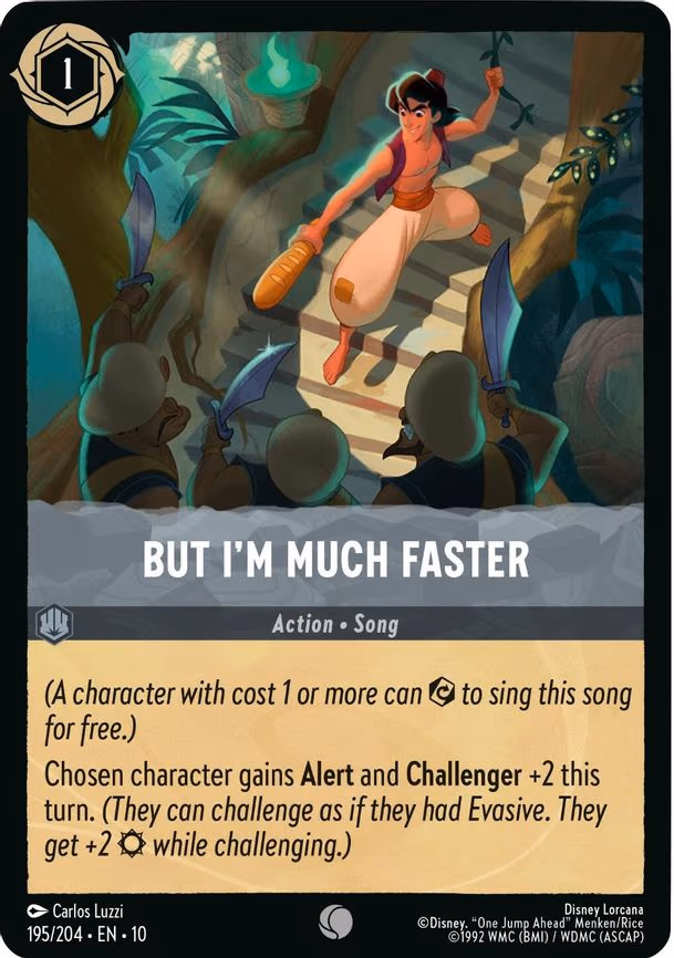 But I'm Much Faster