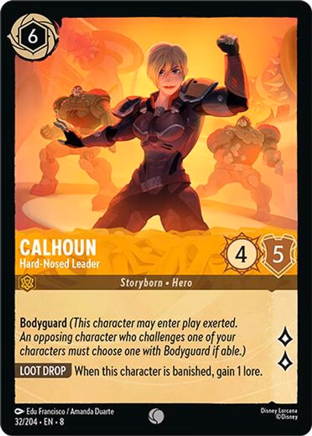 Calhoun - Hard-Nosed Leader - Common (32/204)
