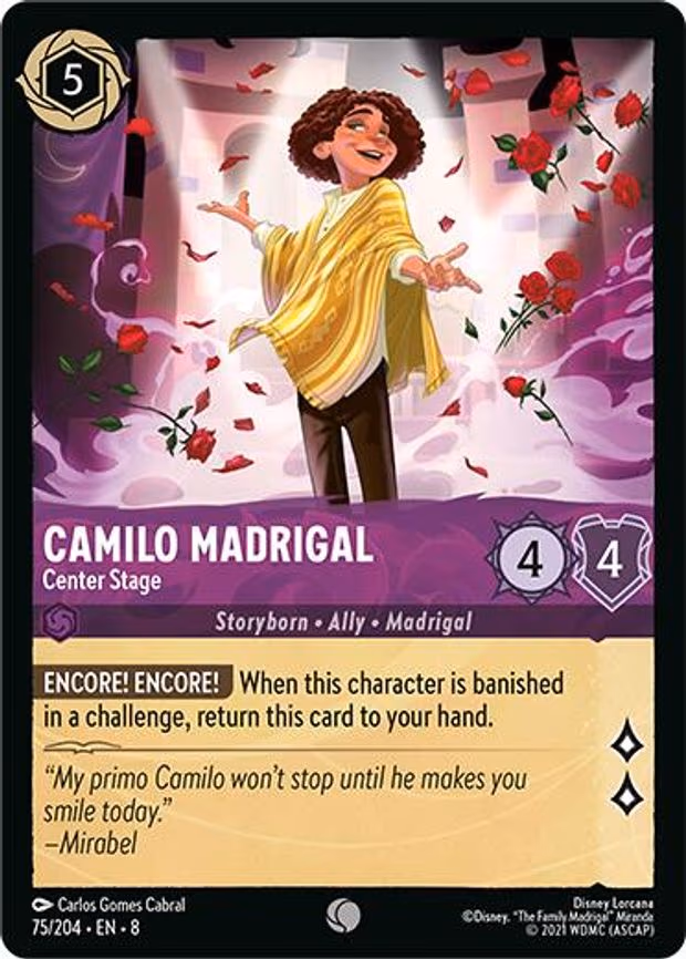 Camilo Madrigal - Center Stage - Common (75/204)