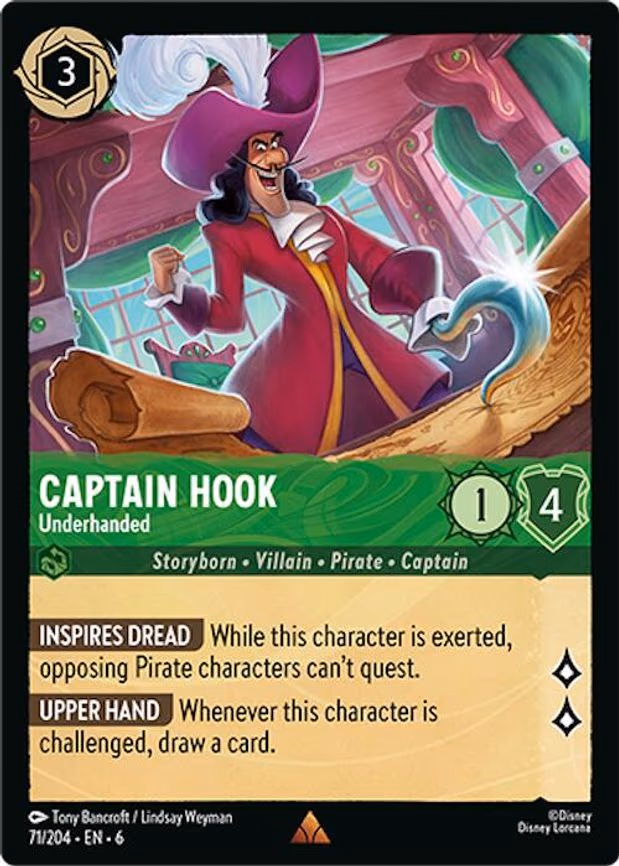 Captain Hook - Underhanded