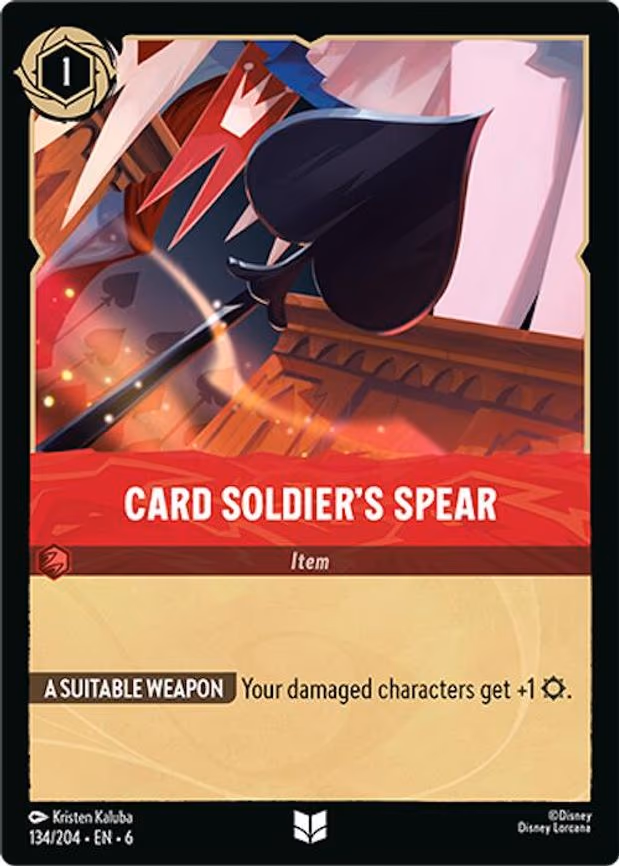 Card Soldier's Spear