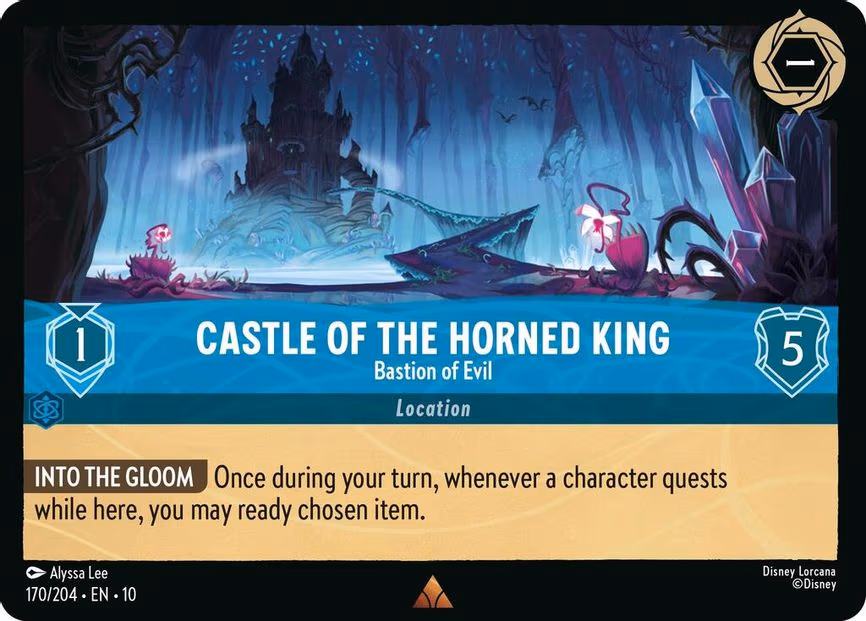 Castle of the Horned King - Bastion of Evil - Rare (170/204)