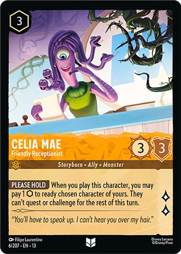 Celia Mae - Friendly Receptionist - Uncommon (6/204)