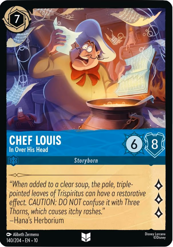 Chef Louis - In Over His Head - Uncommon (140/204)
