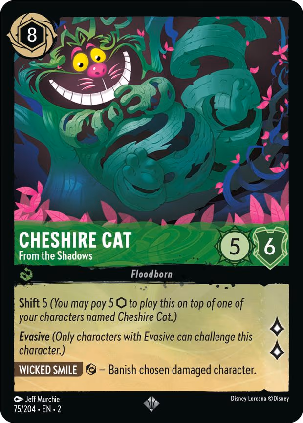 Cheshire Cat - From the Shadows - Super Rare (75/204)