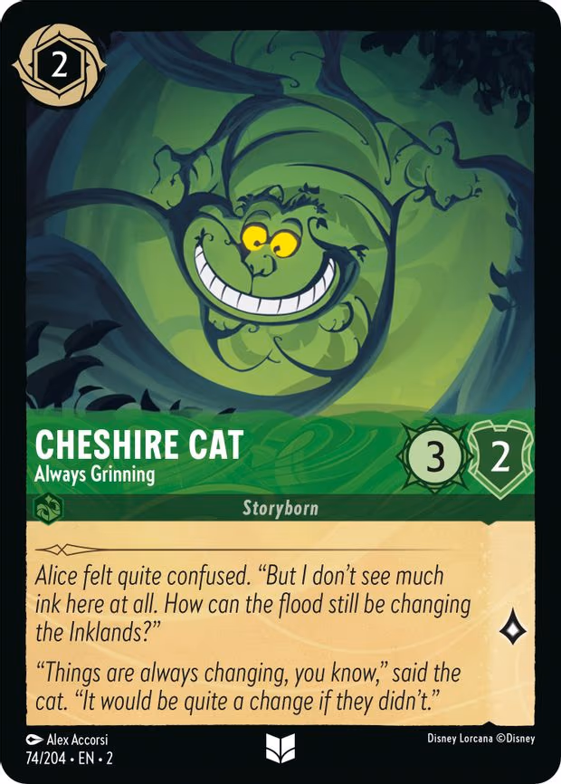 Cheshire Cat - Always Grinning - Uncommon (74/204)