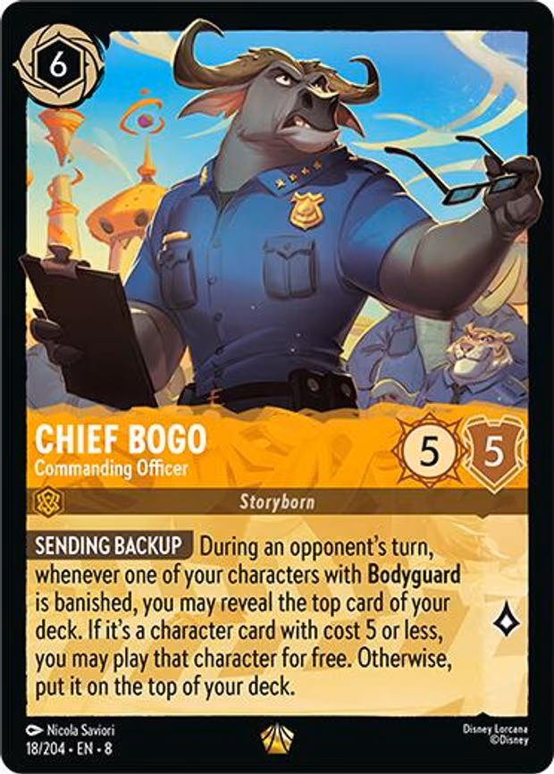 Chief Bogo- Commanding Officer - Legendary (18/204)