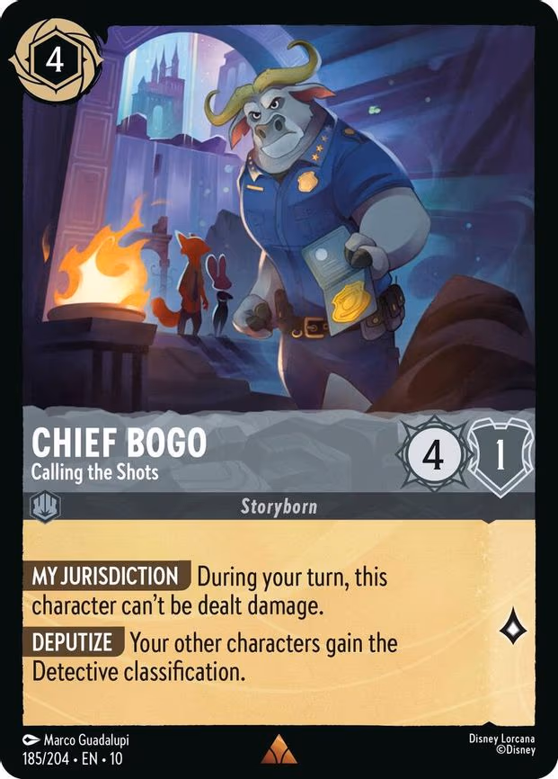 Chief Bogo - Calling the Shots - Rare (185/204)