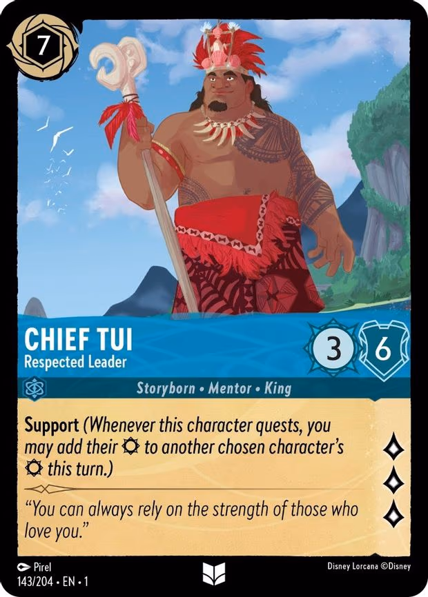 Chief Tui - Respected Leader - Uncommon (143/204)