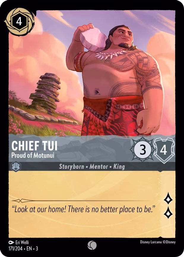 Chief Tui - Proud of Motunui