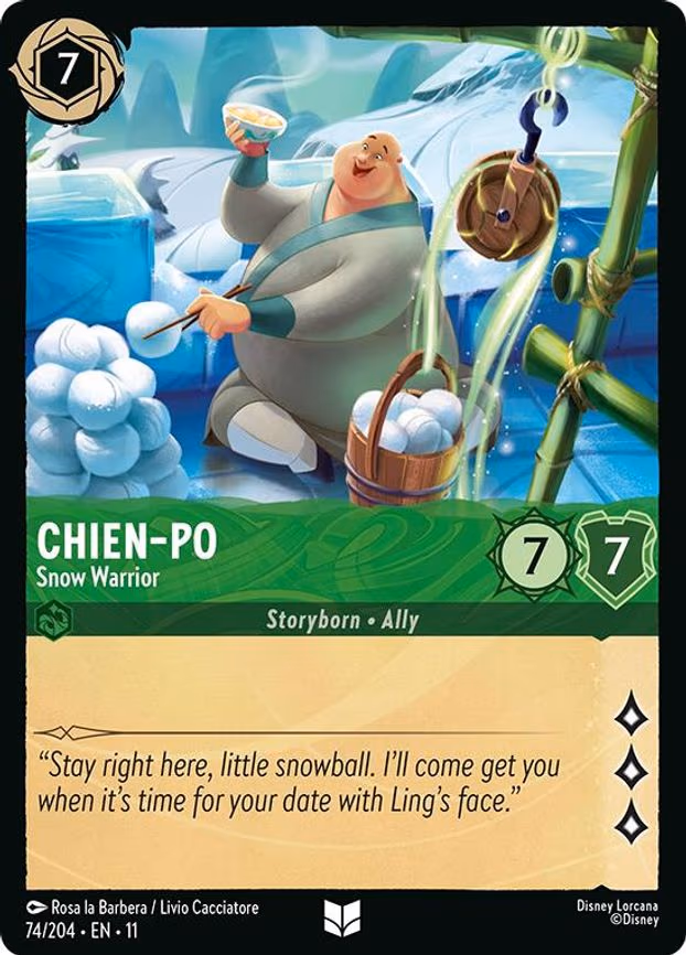 Chien-Po - Snow Warrior - Uncommon (74/204)