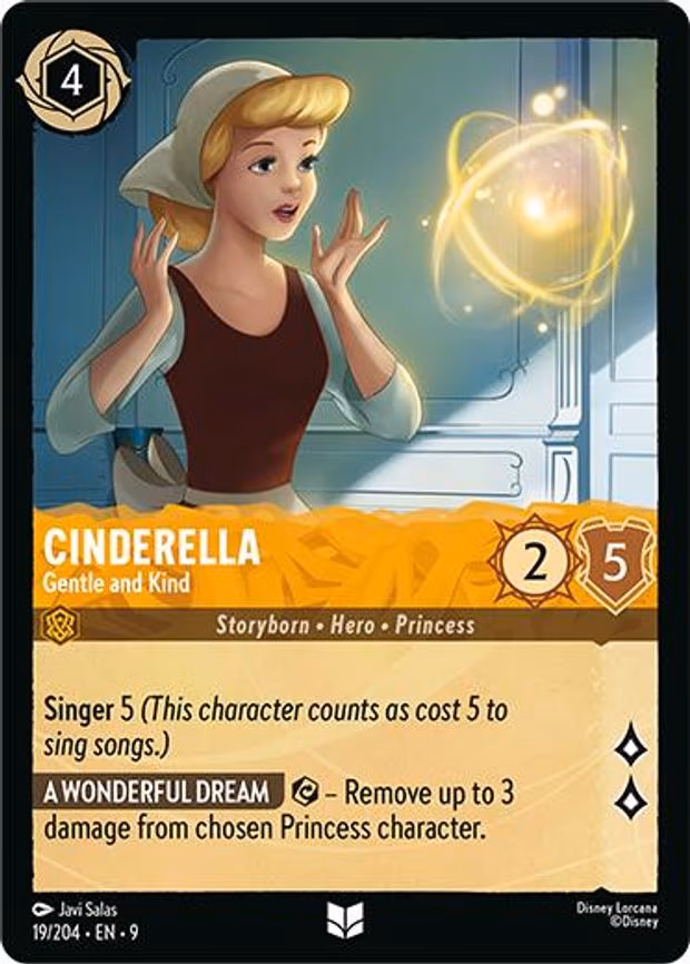 Cinderella - Gentle and Kind - Uncommon (19/204)
