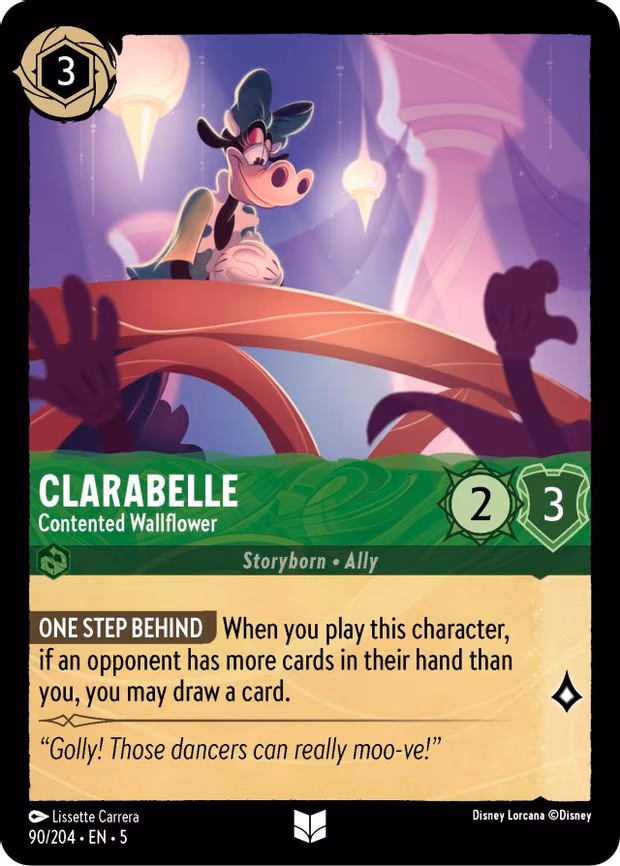 Clarabelle - Contented Wallflower - Uncommon (90/204)