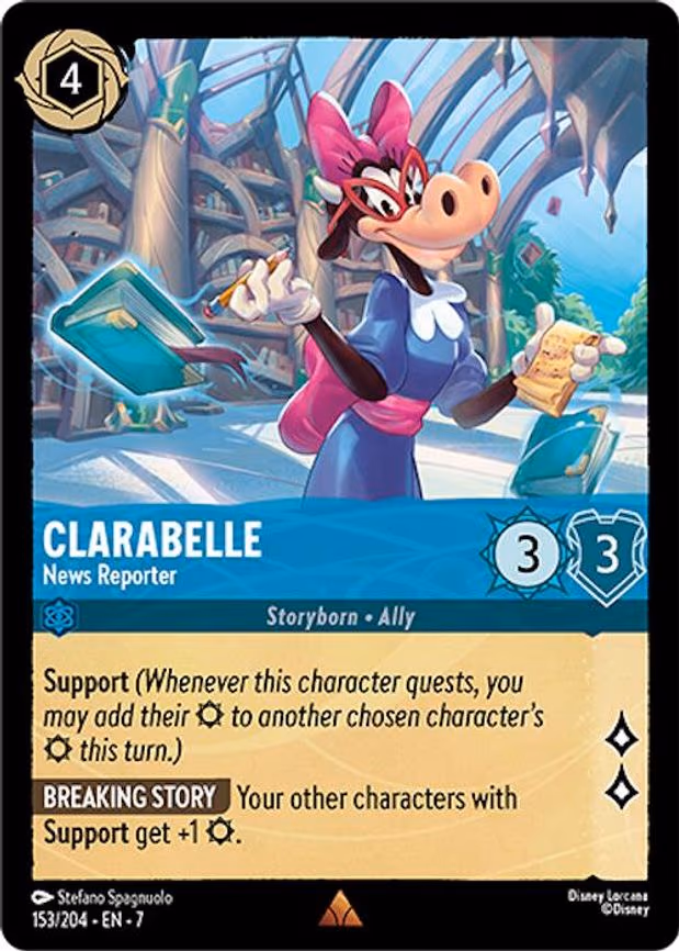 Clarabelle - News Reporter - Rare (153/204)