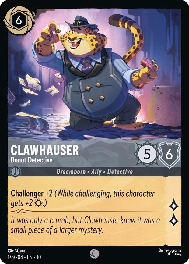 Clawhauser - Donut Detective - Common (175/204)