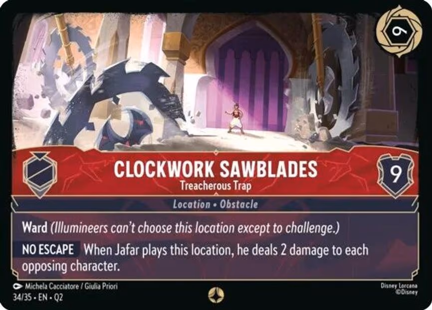 Clockwork Sawblades - Treacherous Trap