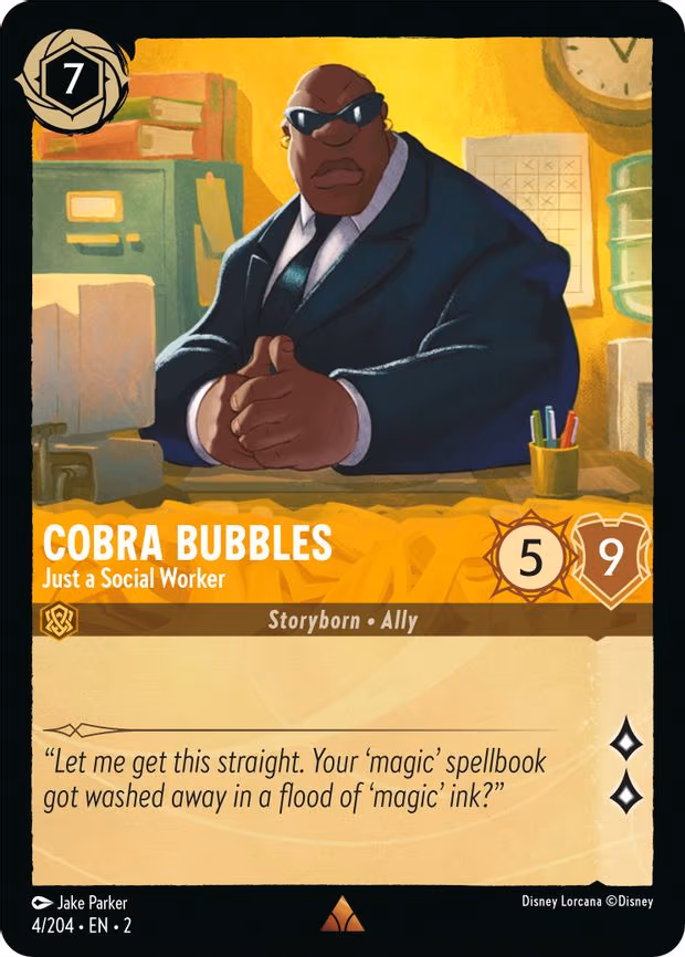 Cobra Bubbles - Just a Social Worker - Rare (4/204)
