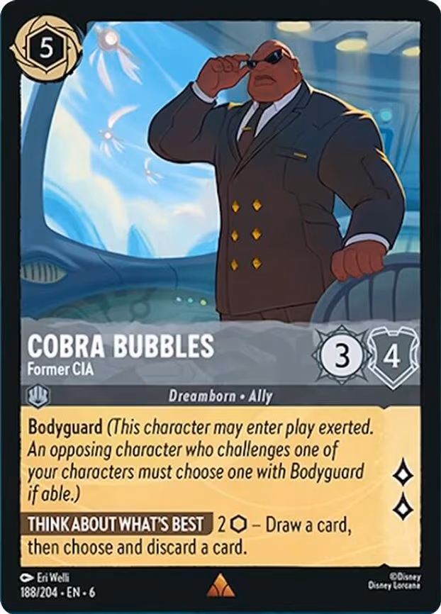 Cobra Bubbles - Former CIA - Rare (188/204)