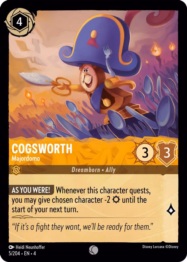 Cogsworth - Majordomo - Common (5/204)