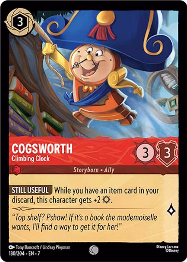 Cogsworth - Climbing Clock - Common (130/204)