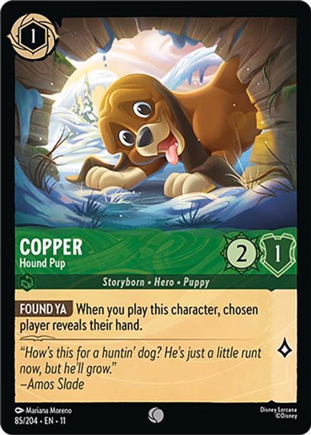 Copper - Hound Pup - Common (85/204)