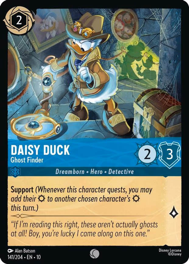Daisy Duck - Ghost Finder - Common (141/204)