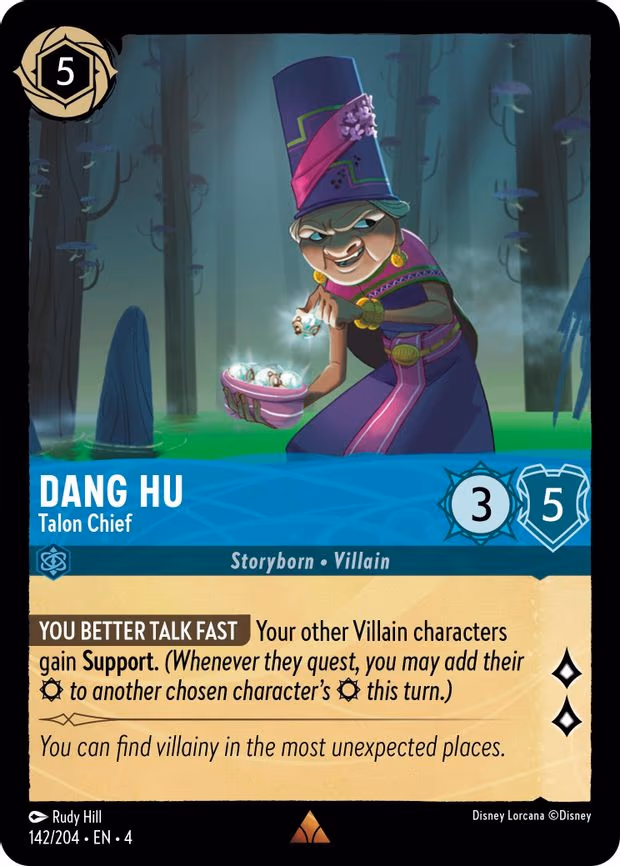 Dang Hu - Talon Chief - Rare (142/204)