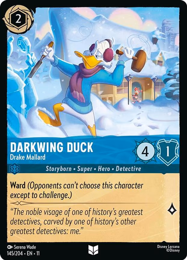 Darkwing Duck - Drake Mallard - Uncommon (145/204)