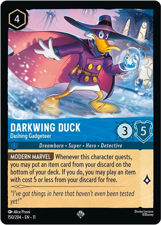 Darkwing Duck - Dashing Gadgeteer - Super Rare (150/204)