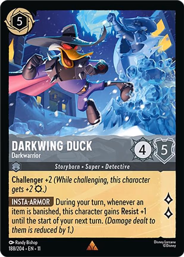 Darkwing Duck - Darkwarrior - Rare (188/204)
