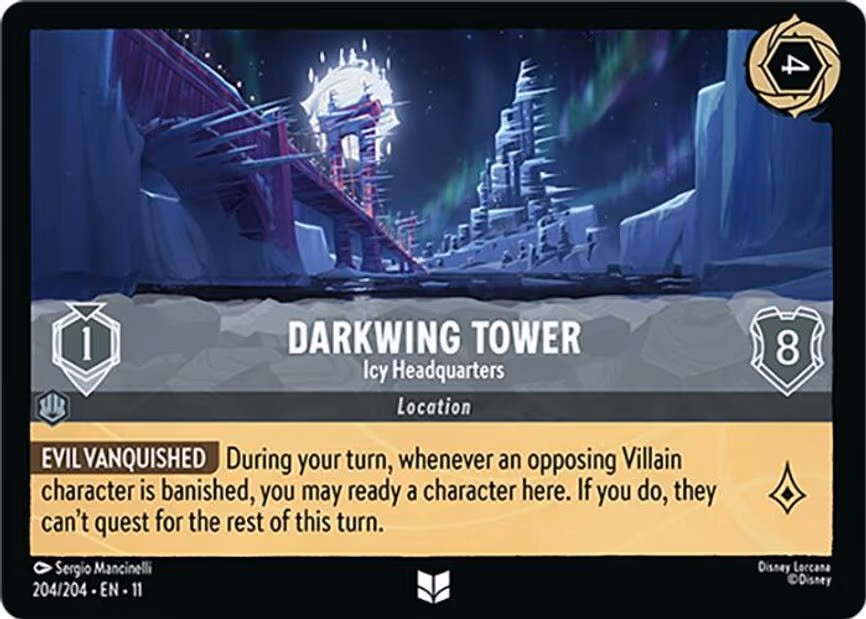 Darkwing Tower - Icy Headquarters - Uncommon (204/204)