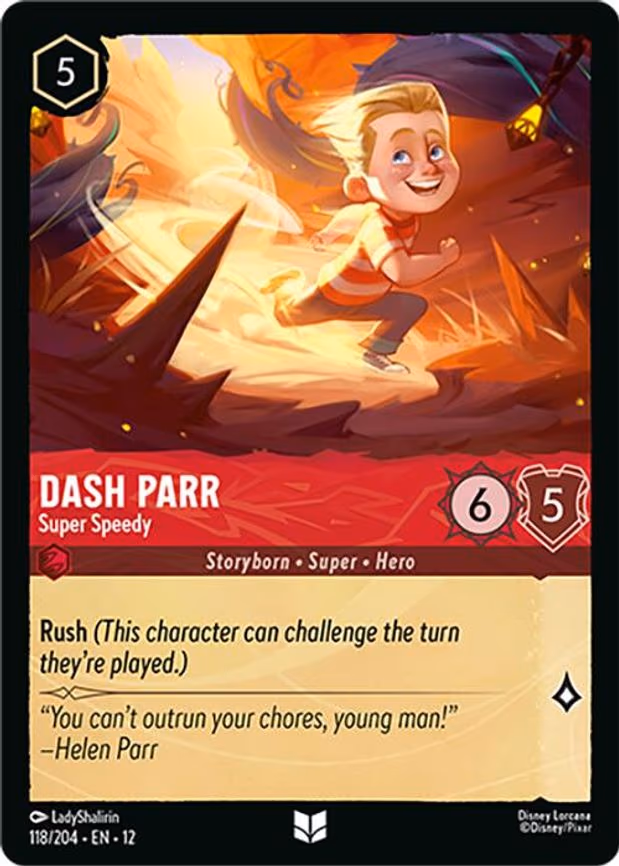 Dash Parr - Super Speedy - Uncommon (118/204)