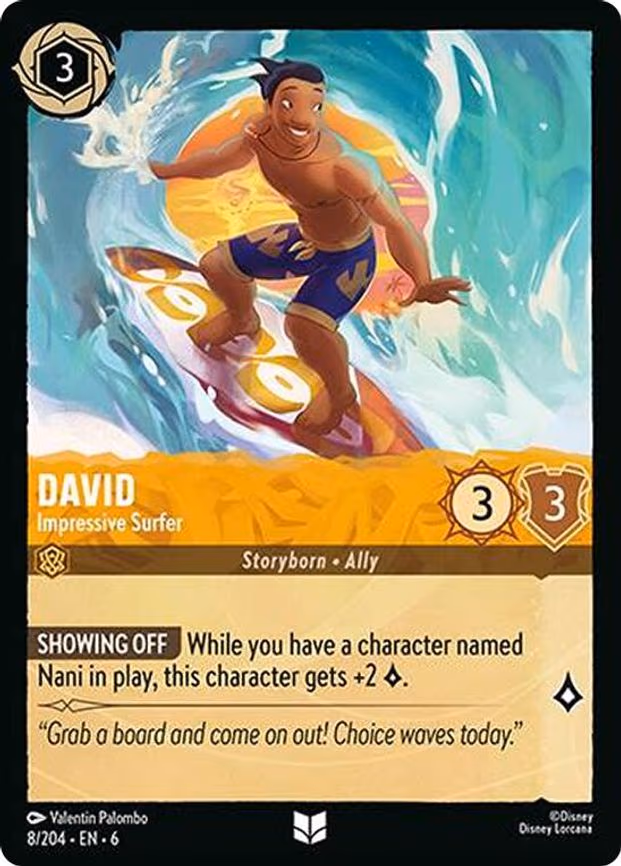 David - Impressive Surfer - Uncommon (8/204)