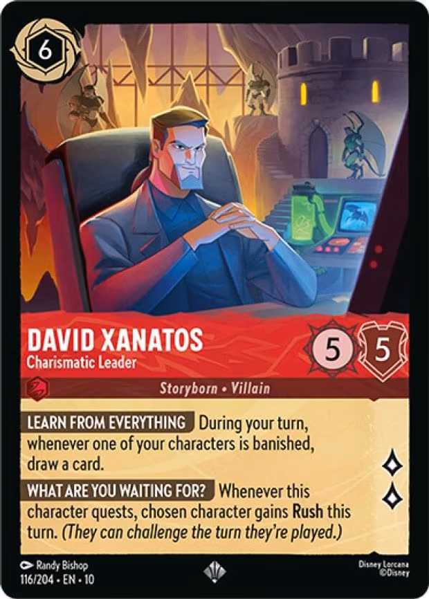 David Xanatos - Charismatic Leader - Super Rare (116/204)