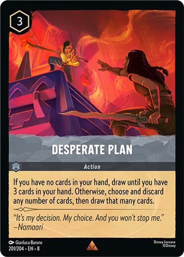 Desperate Plan - Rare (201/204)